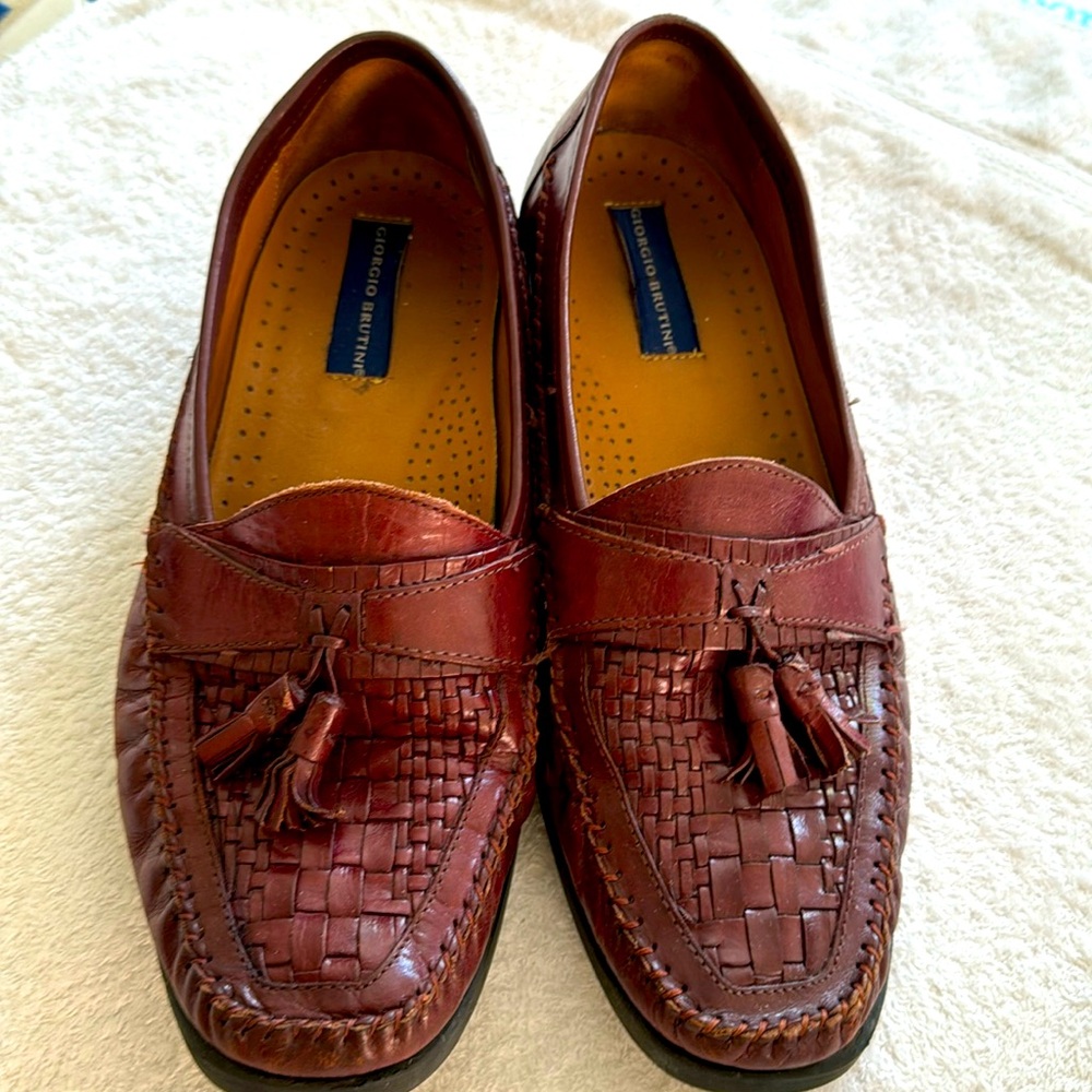 Giorgio Brutini men’s leather shoes, loafers size 11